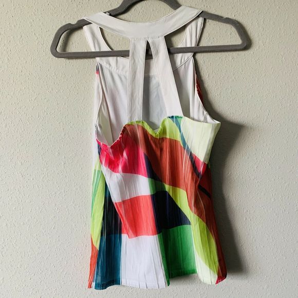 Adidas Rare Adizero Tank Top White/Shock Red - Picture 6 of 6